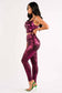 Metallic ruched set: S / TAUPE