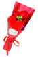 Furry Heart Soap Rose Bouquet LED Gift Box - 11 In