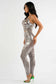 Metallic ruched set: M / TAUPE