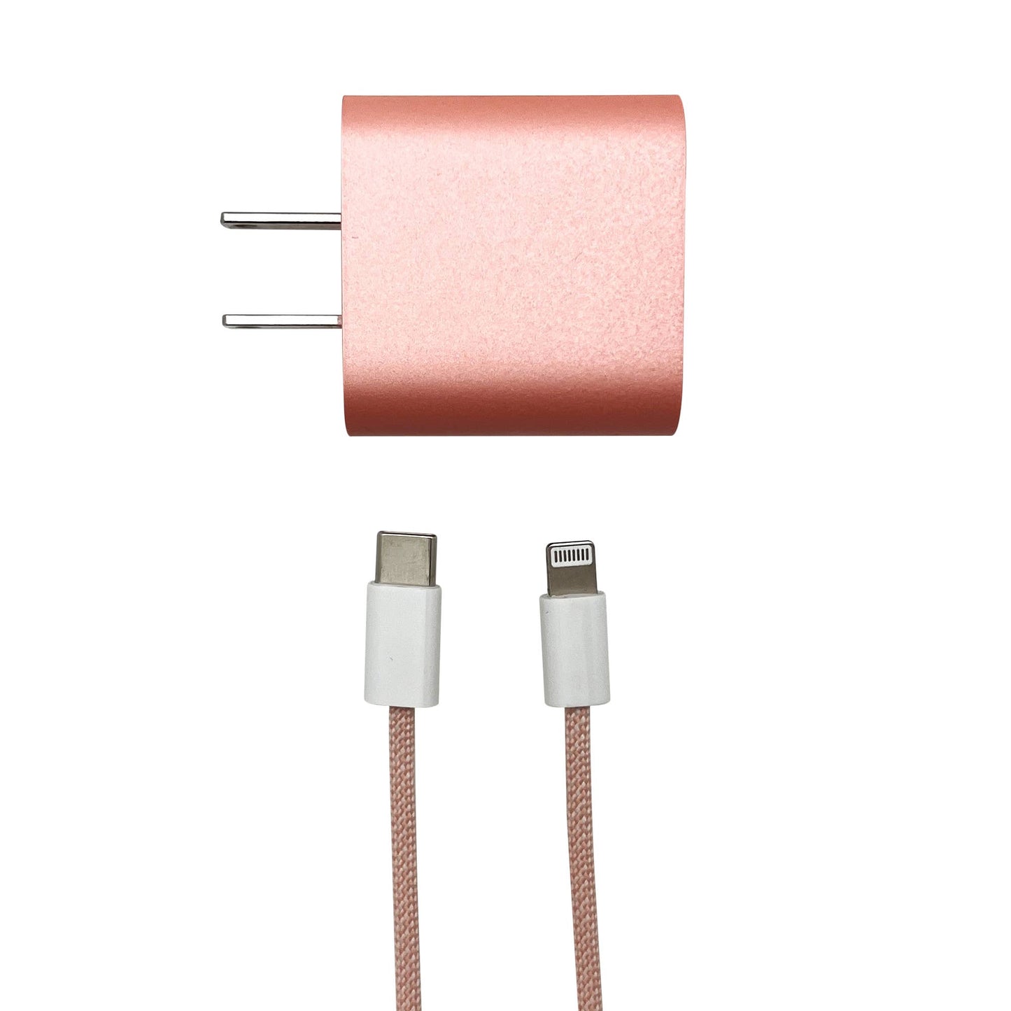 FAST 20W 3.3ft Lightening to USB-C Charger for iPhone: Lilac