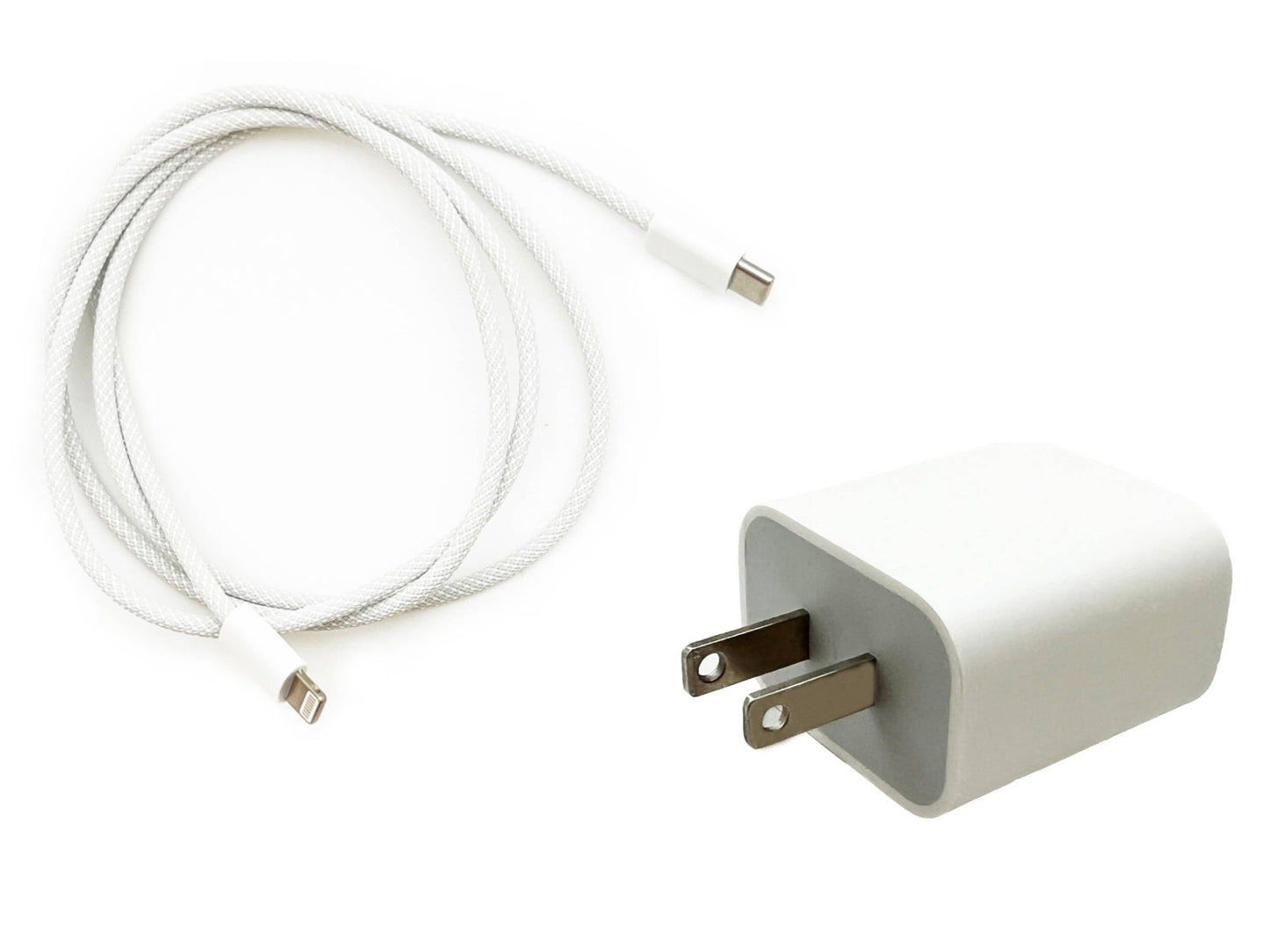 FAST 20W 3.3ft Lightening to USB-C Charger for iPhone: Lilac