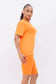 Round Neck Basic T-Shirts Top and Bike Shorts Set: Taupe / 1-2-2-1 (S-M-L-XL)