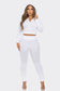 2 Pcs Seamless Long Sleeve Hoodie and Highwaist Legging Set: 3 S/M / 3 L/XL / BLACK
