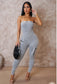 Gray jumpsuit