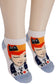 K-Pop Star Cartoon Print Low-Cut Ankle Socks