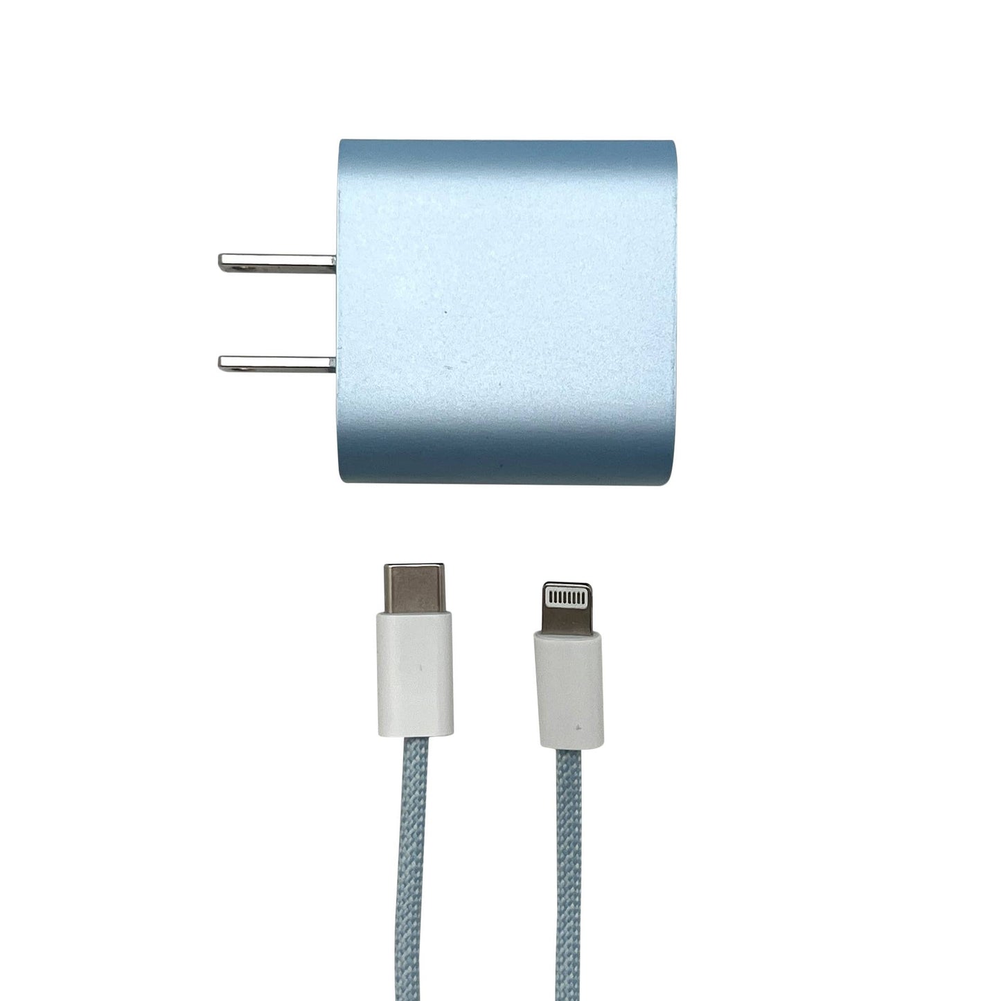 FAST 20W 3.3ft Lightening to USB-C Charger for iPhone: Lilac