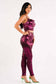 Metallic ruched set: S / TAUPE