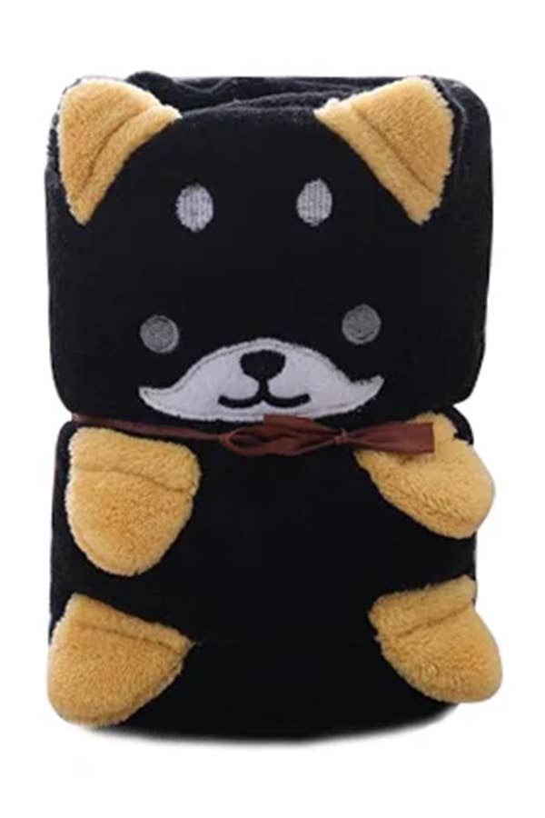 Shiba Inu Puppy Dog Soft Terry Fleece Microfiber Blanket