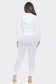 2 Pcs Seamless Long Sleeve Hoodie and Highwaist Legging Set: 3 S/M / 3 L/XL / BLACK