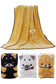 Shiba Inu Puppy Dog Soft Terry Fleece Microfiber Blanket